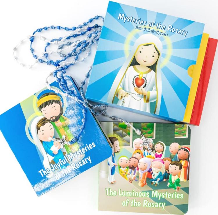 9781733677516 Mysteries Of The Rosary Board Book Set