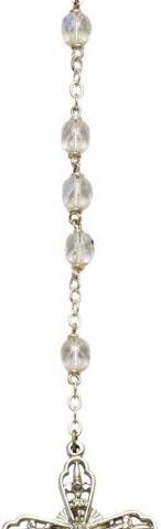 785525033695 Crystal Beads With Crucifix (Rosary)