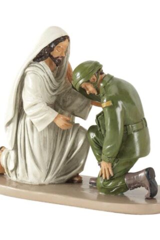 603799449243 Jesus And Soldier (Figurine)